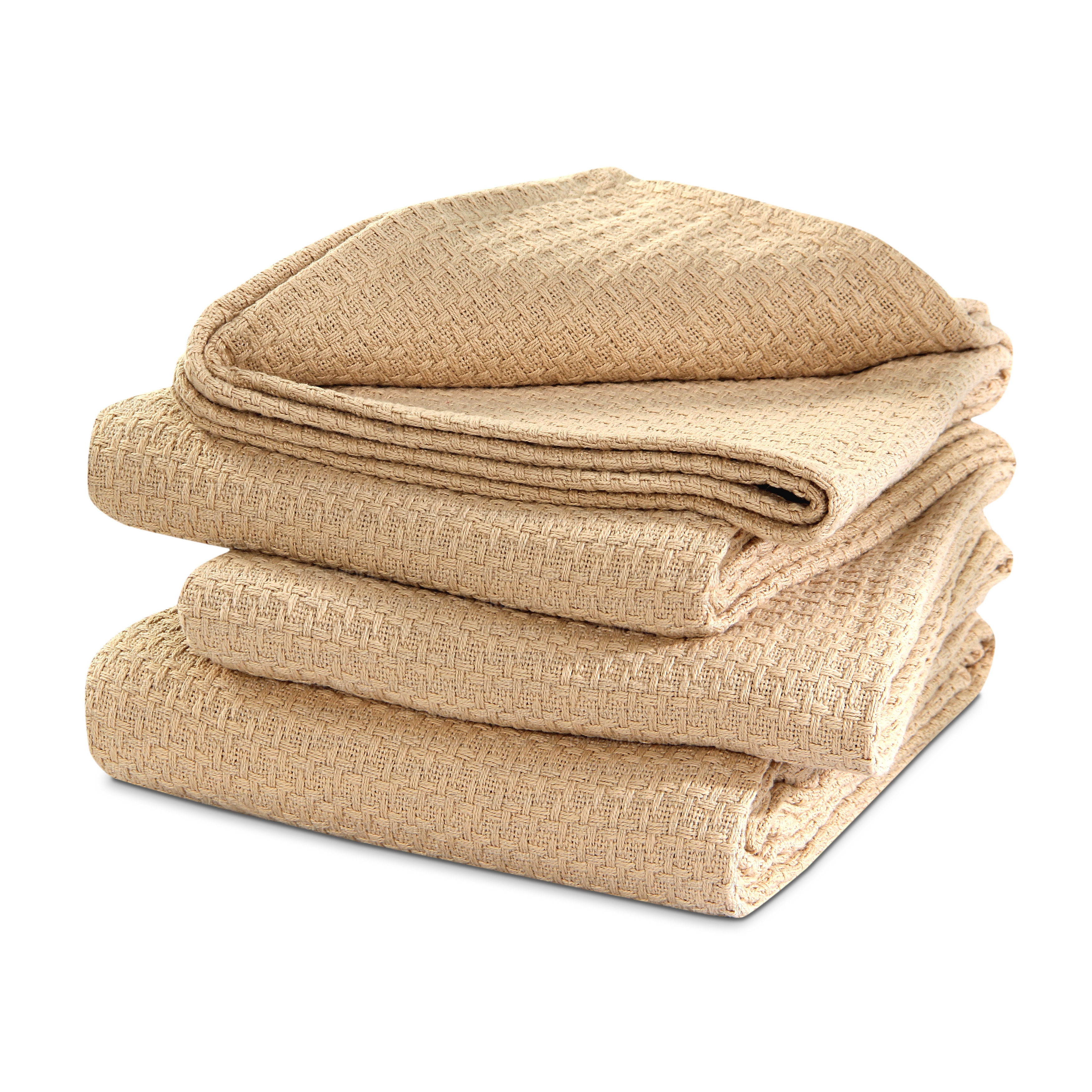 100 Cotton Blanket Basket Weave Stylish Design Soft Cozy Comfortable All Season Light Weight Spread Quilt Bed Couch Sofa FULL QUEEN White